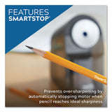 Model 1675 Teacherpro Classroom Electric Pencil Sharpener, Ac-powered, 4 X 7.5 X 8, Black-silver-smoke