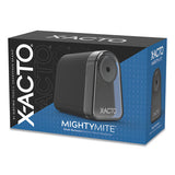 Model 19501 Mighty Mite Home Office Electric Pencil Sharpener, Ac-powered, 3.5 X 5.5 X 4.5, Black-gray-smoke