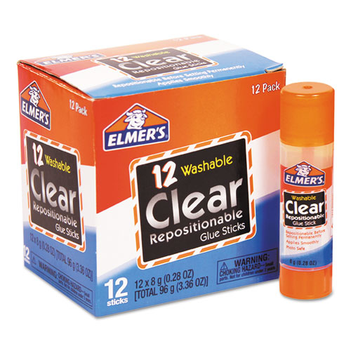 Clear School Glue Stick, Scented, Assorted, 0.21 Oz, Dries Clear, 30-pack