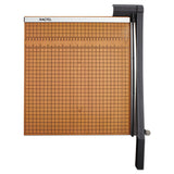 Square Commercial Grade Wood Base Guillotine Trimmer, 15 Sheets, 15" X 15"