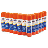 Disappearing Glue Stick, 0.77 Oz, Applies White, Dries Clear, 12-pack