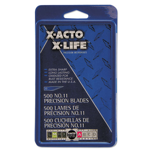 No. 11 Bulk Pack Blades For X-acto Knives, 500-box