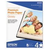 Premium Photo Paper, 10.4 Mil, 8 X 10, High-gloss Bright White, 20-pack