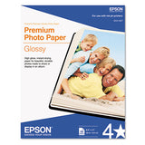 Premium Photo Paper, 10.4 Mil, 8.5 X 11, High-gloss White, 50-pack