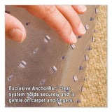 Multi-task Series Anchorbar Chair Mat For Carpet Up To 0.38", 36 X 48, Clear