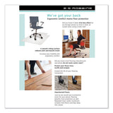 Multi-task Series Anchorbar Chair Mat For Carpet Up To 0.38", 46 X 60, Clear