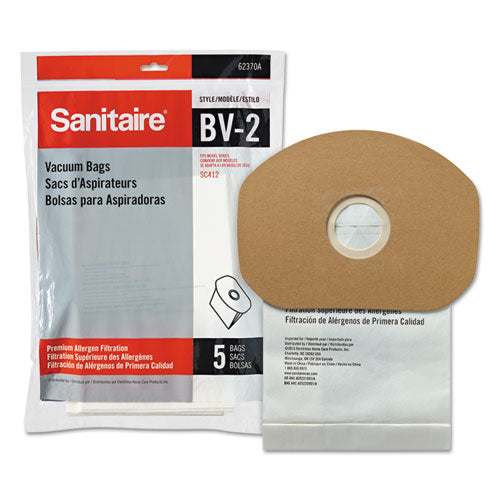 Disposable Dust Bags For Sanitaire Commercial Backpack Vacuum, 5-pk, 10-pk-ct