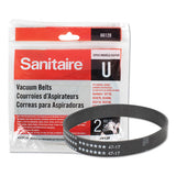 Upright Vacuum Replacement Belt, Flat Belt, 2-pack