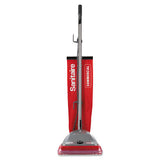 Tradition Upright Vacuum With Shake-out Bag, 16 Lb, Red
