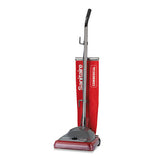 Tradition Upright Vacuum With Shake-out Bag, 16 Lb, Red
