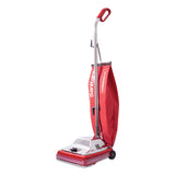 Tradition Upright Vacuum With Shake-out Bag, 17.5 Lb, Red