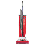 Tradition Bagged Upright Vacuum, 7 Amp, 17.5 Lb, Chrome-red