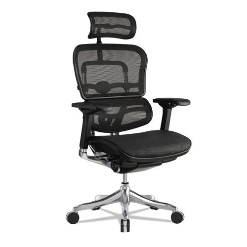 Ergohuman Elite High-back Chair, , Black Seat-black Back, Black Base