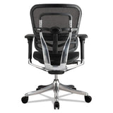 Ergohuman Elite Mid-back Mesh Chair, Supports Up To 250 Lbs., Black Seat-black Back, Black Base