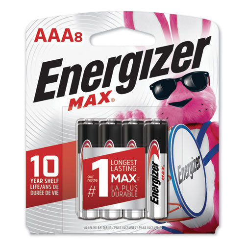 Max Alkaline Aaa Batteries, 1.5v, 8-pack