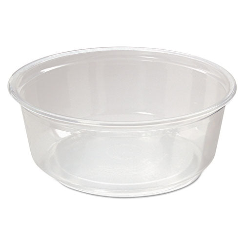 Microwavable Deli Containers, 8oz, Clear, 500-carton