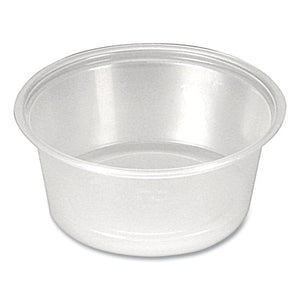 Portion Cups, 1.5 Oz, Clear, 250/sleeve, 10 Sleeves/carton