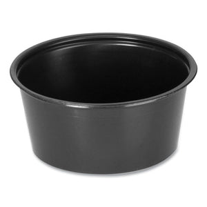 Portion Cups, 2 Oz, Black, 2,500/carton