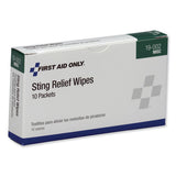 First Aid Sting Relief Pads, 10-box