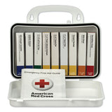 Unitized First Aid Kit For 10 People, 64-pieces, Osha-ansi, Metal Case