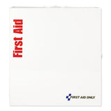 Ansi 2015 Smartcompliance Food Service First Aid Kit, W-o Medication, 50 People, 260 Pieces, Metal Case