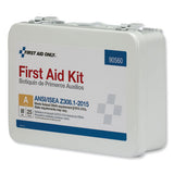 Ansi Class A 25 Person Bulk First Aid Kit For 25 People, 89 Pieces