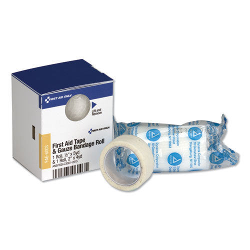 Smartcompliance First Aid Tape-gauze Roll Combo, 1-2