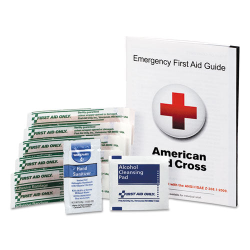 First Aid Guide W-supplies, 9 Pieces