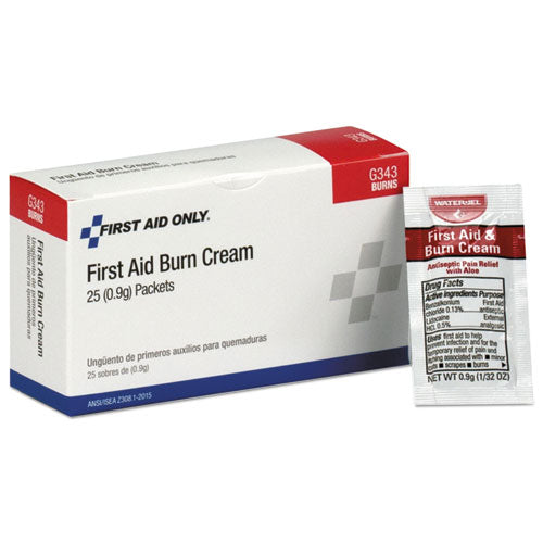 24 Unit Ansi Class A+ Refill, Burn Cream, 25-box