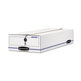 Liberty Check And Form Boxes, 11" X 24" X 5", White-blue, 12-carton