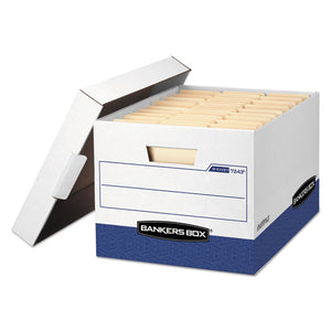 R-kive Heavy-duty Storage Boxes, Letter-legal Files, 12" X 16.5" X 10.38", White, 20-carton