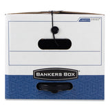 Liberty Plus Heavy-duty Strength Storage Boxes, Letter Files, 12.25" X 24.13" X 10.75", White-blue, 12-carton