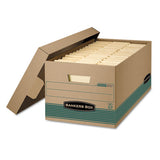 Stor-file Medium-duty Storage Boxes, Letter Files, 12.88" X 25.38" X 10.25", Kraft-green, 12-carton