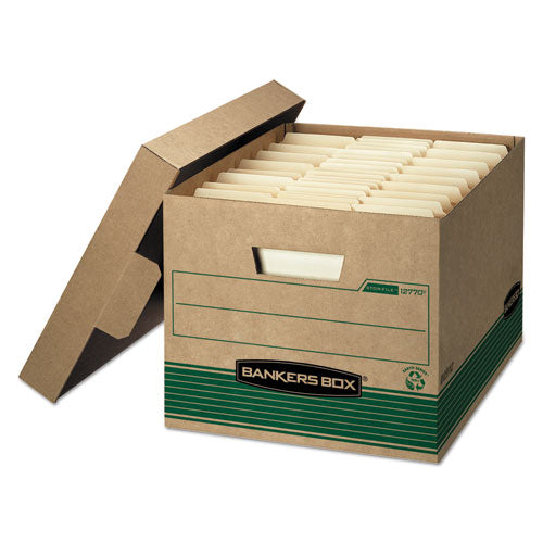 Stor-file Medium-duty 100% Recycled Storage Boxes, Letter-legal Files, 12