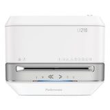 Powershred Lx210 Micro Cut Shredder, 16 Manual Sheet Capacity, White