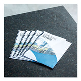 Crystals Presentation Covers With Square Corners, 11 X 8 1-2, Clear, 100-pack