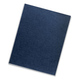 Linen Texture Binding System Covers, 11 X 8-1-2, Navy, 200-pack