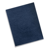 Classic Grain Texture Binding System Covers, 11 X 8-1-2, Navy, 50-pack