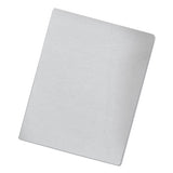 Classic Grain Texture Binding System Covers, 11-1-4 X 8-3-4, White, 200-pack