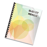 Futura Binding System Covers, Square Corners, 11 X 8 1-2, Frost, 25-pack