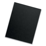 Futura Binding System Covers, Square Corners, 11 X 8 1-2, Black, 25-pack