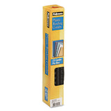 Plastic Comb Bindings, 3-8" Diameter, 55 Sheet Capacity, Black, 25 Combs-pack