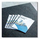 Plastic Comb Bindings, 2" Diameter, 500 Sheet Capacity, Black, 10 Combs-pack