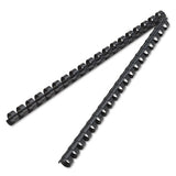 Plastic Comb Bindings, 1-2" Dia, 90 Sheet Capacity, Navy Blue, 100 Combs-pack