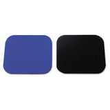 Polyester Mouse Pad, Nonskid Rubber Base, 9 X 8, Blue