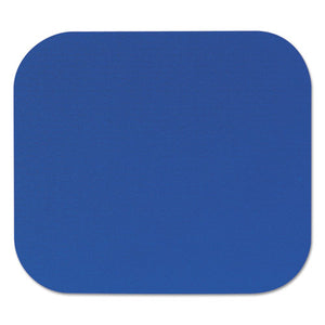 Polyester Mouse Pad, Nonskid Rubber Base, 9 X 8, Blue