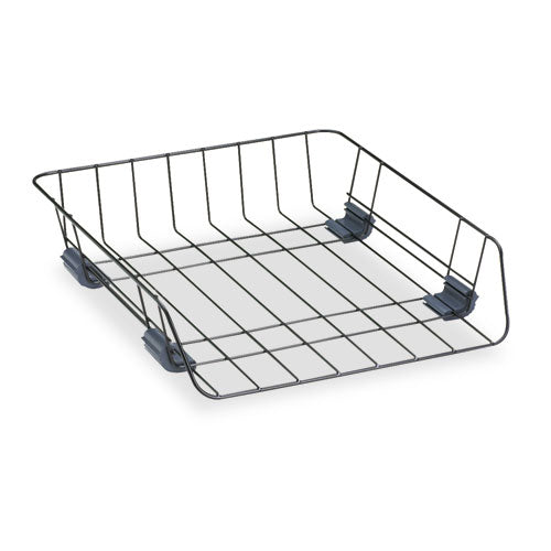 Front-load Wire Desk Tray, 1 Section, Letter Size Files, 10.88