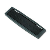 Plastic Partition Additions Nameplate, 9 X 2 1-2, Graphite
