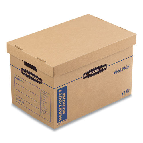Smoothmove Maximum Strength Moving Boxes, Medium, Half Slotted Container (hsc), 18.5