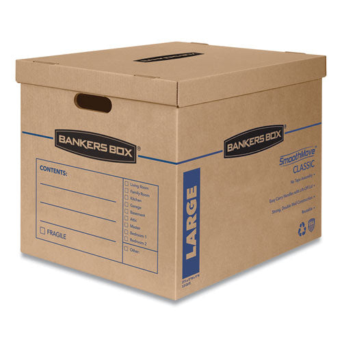 Smoothmove Classic Moving And Storage Boxes, Large, Half Slotted Container (hsc), 21